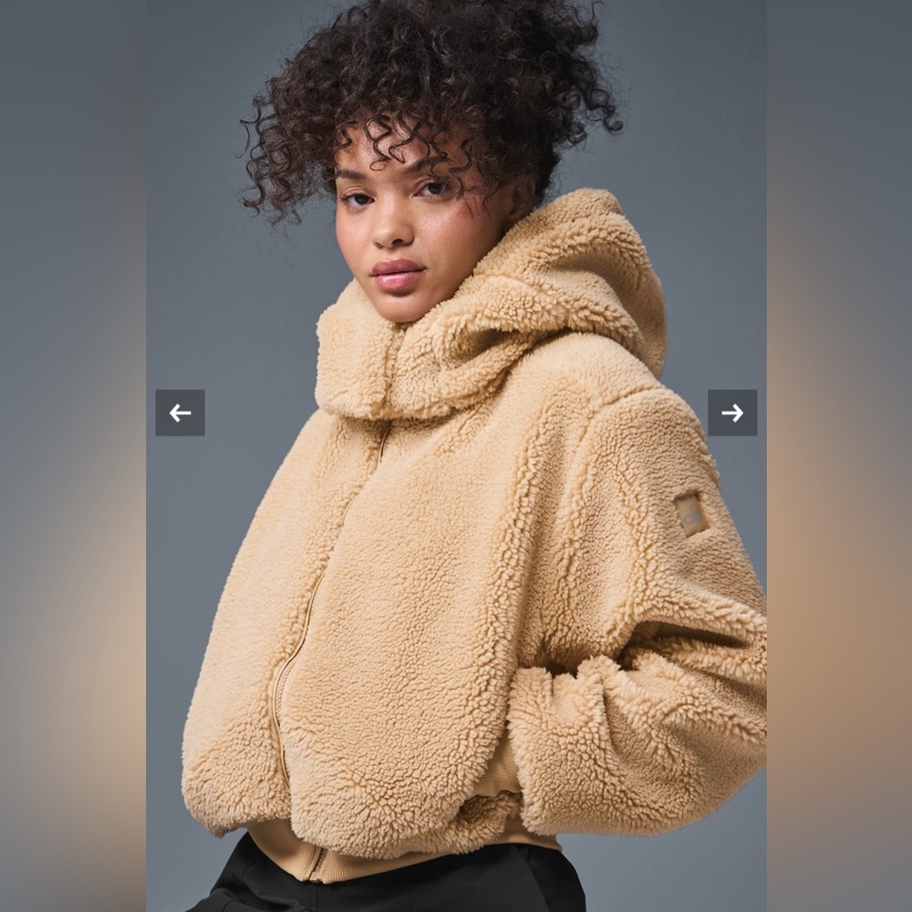 ALO Yoga Tan Teddy Jacket
